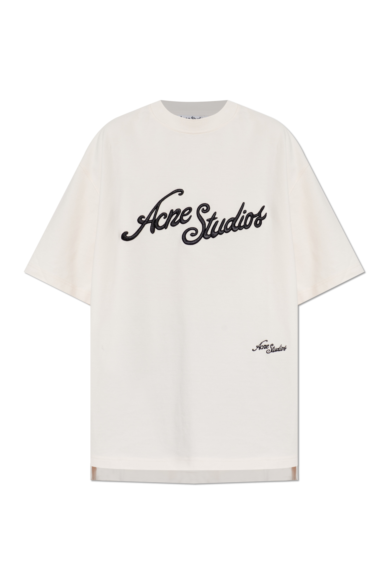 Acne Studios Tシャツ Acne Studios T-shirt with embroidered logo | Women's | Vitkac